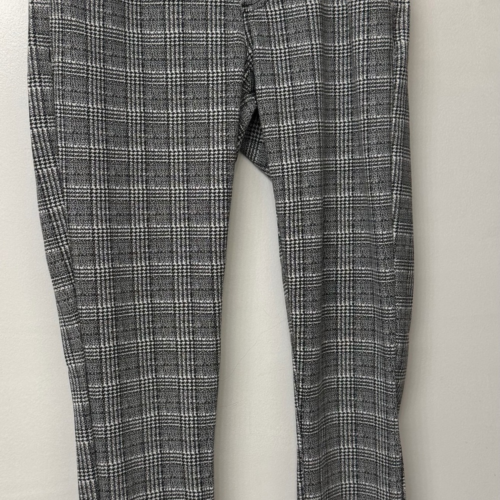 Maurices Black and Gray Glen Plaid Dress Pants